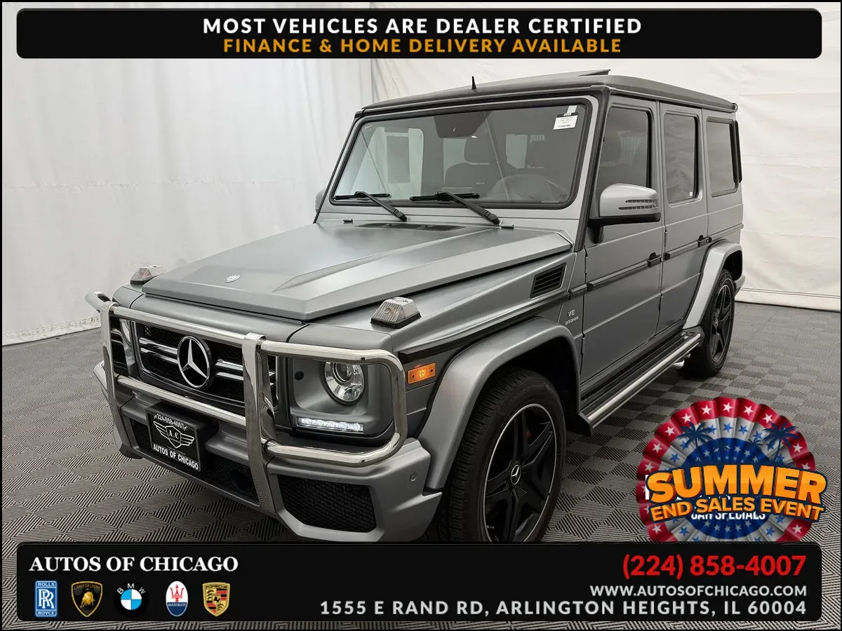 White 2016 Mercedes-Benz G-Class AMG G 63 for sale in Arlington Heights, IL