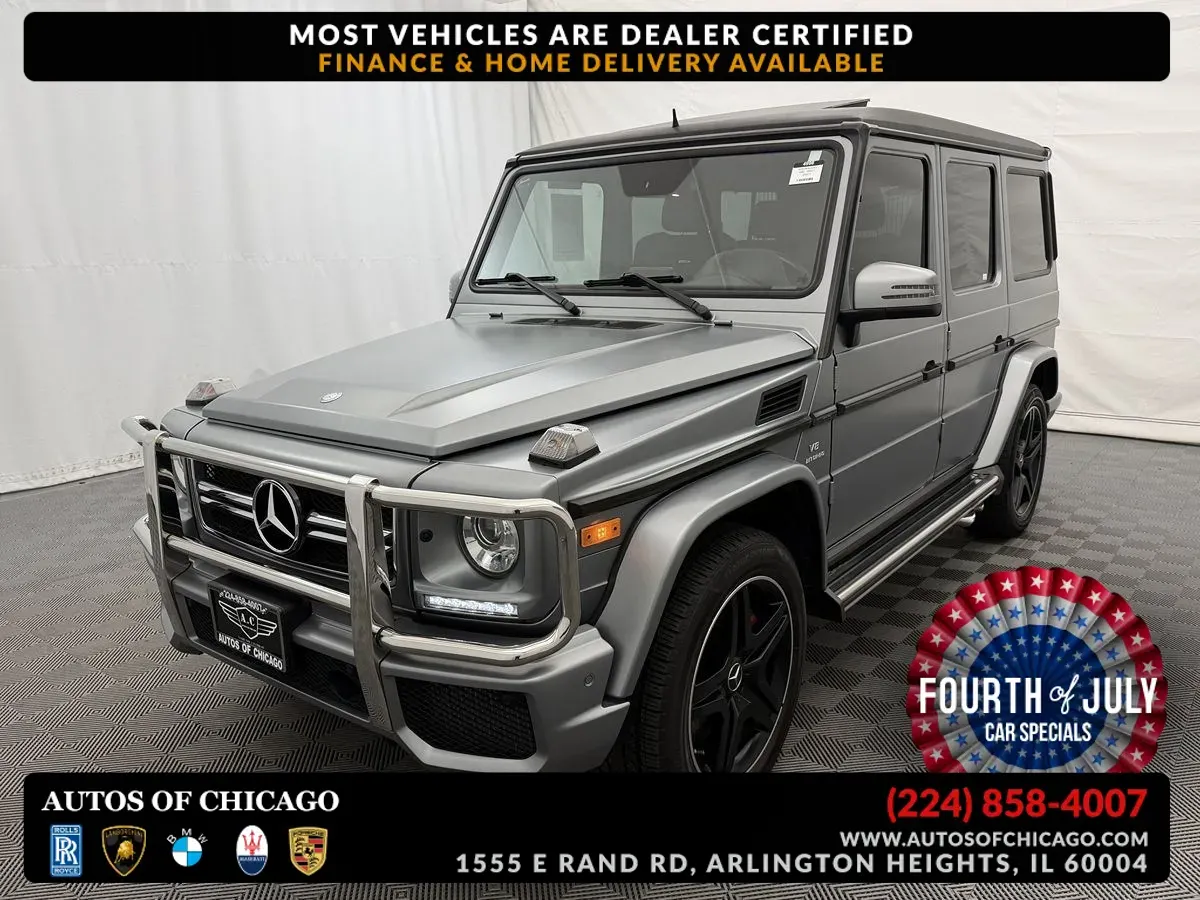 White 2016 Mercedes-Benz G-Class AMG G 63 for sale in Arlington Heights, IL