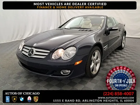 Black 2007 Mercedes-Benz SL-Class 5.5L V12 for sale in Arlington Heights, IL