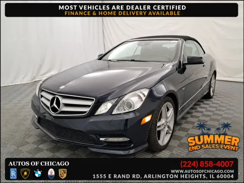 Blue 2012 Mercedes-Benz E-Class E 550 for sale in Arlington Heights, IL