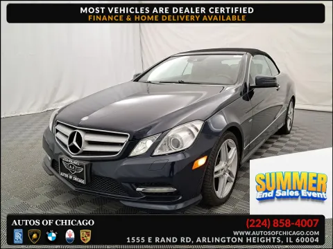 Blue 2012 Mercedes-Benz E-Class E 550 for sale in Arlington Heights, IL