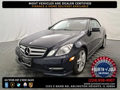 Blue 2012 Mercedes-Benz E-Class E 550 for sale in Arlington Heights, IL
