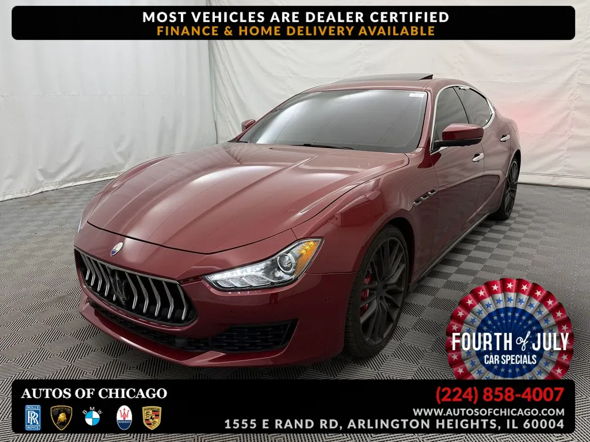 Red 2018 Maserati Ghibli S Q4 for sale in Arlington Heights, IL