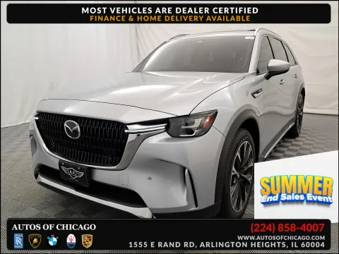 Silver 2024 Mazda CX-90 PHEV Premium for sale in Arlington Heights, IL