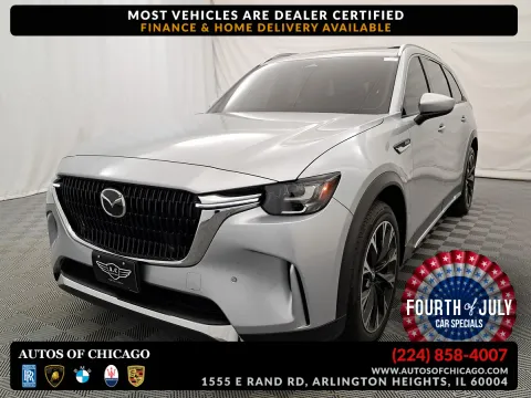Silver 2024 Mazda CX-90 PHEV Premium for sale in Arlington Heights, IL