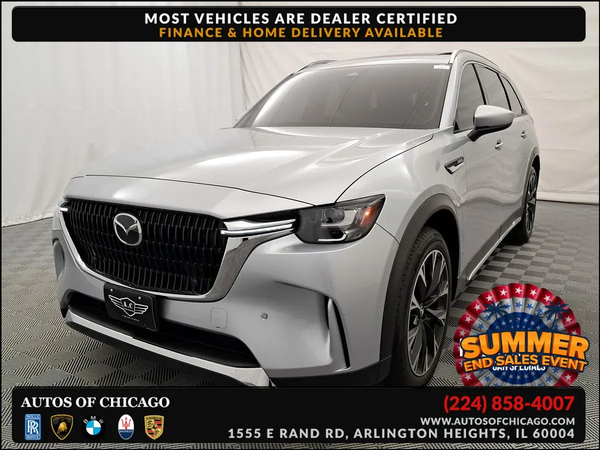 Silver 2024 Mazda CX-90 PHEV Premium for sale in Arlington Heights, IL