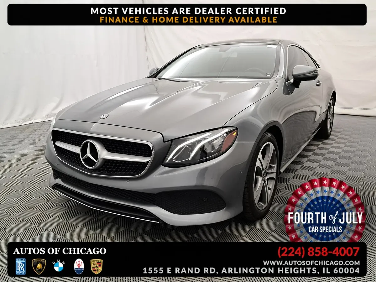 Gray 2018 Mercedes-Benz E-Class E 400 for sale in Arlington Heights, IL