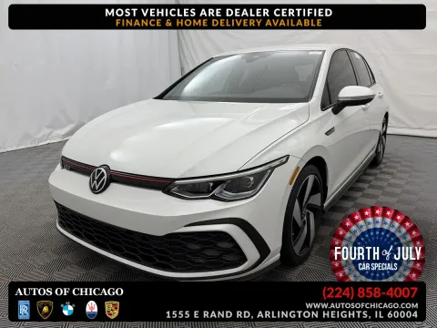 White 2023 Volkswagen Golf GTI S for sale in Arlington Heights, IL