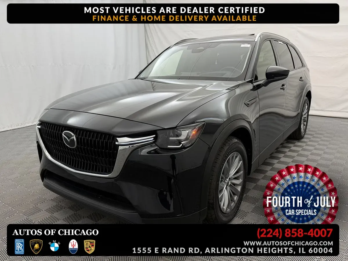 Black 2024 Mazda CX-90 3.3 Turbo Preferred Plus for sale in Arlington Heights, IL