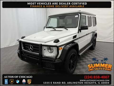 White 2017 Mercedes-Benz G-Class G 550 for sale in Arlington Heights, IL