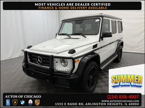 White 2017 Mercedes-Benz G-Class G 550 for sale in Arlington Heights, IL