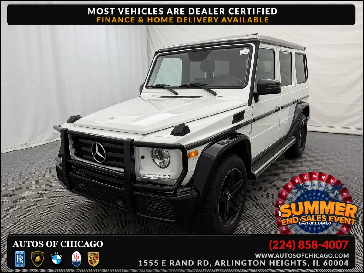 White 2017 Mercedes-Benz G-Class G 550 for sale in Arlington Heights, IL