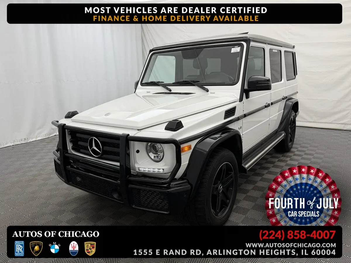 White 2017 Mercedes-Benz G-Class G 550 for sale in Arlington Heights, IL