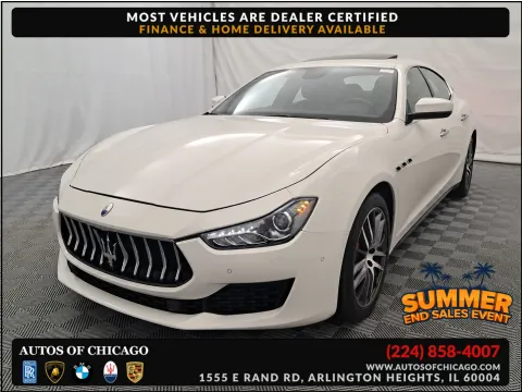 White 2019 Maserati Ghibli S Q4 for sale in Arlington Heights, IL