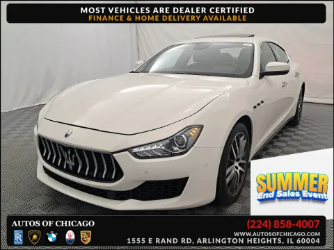 White 2019 Maserati Ghibli S Q4 for sale in Arlington Heights, IL