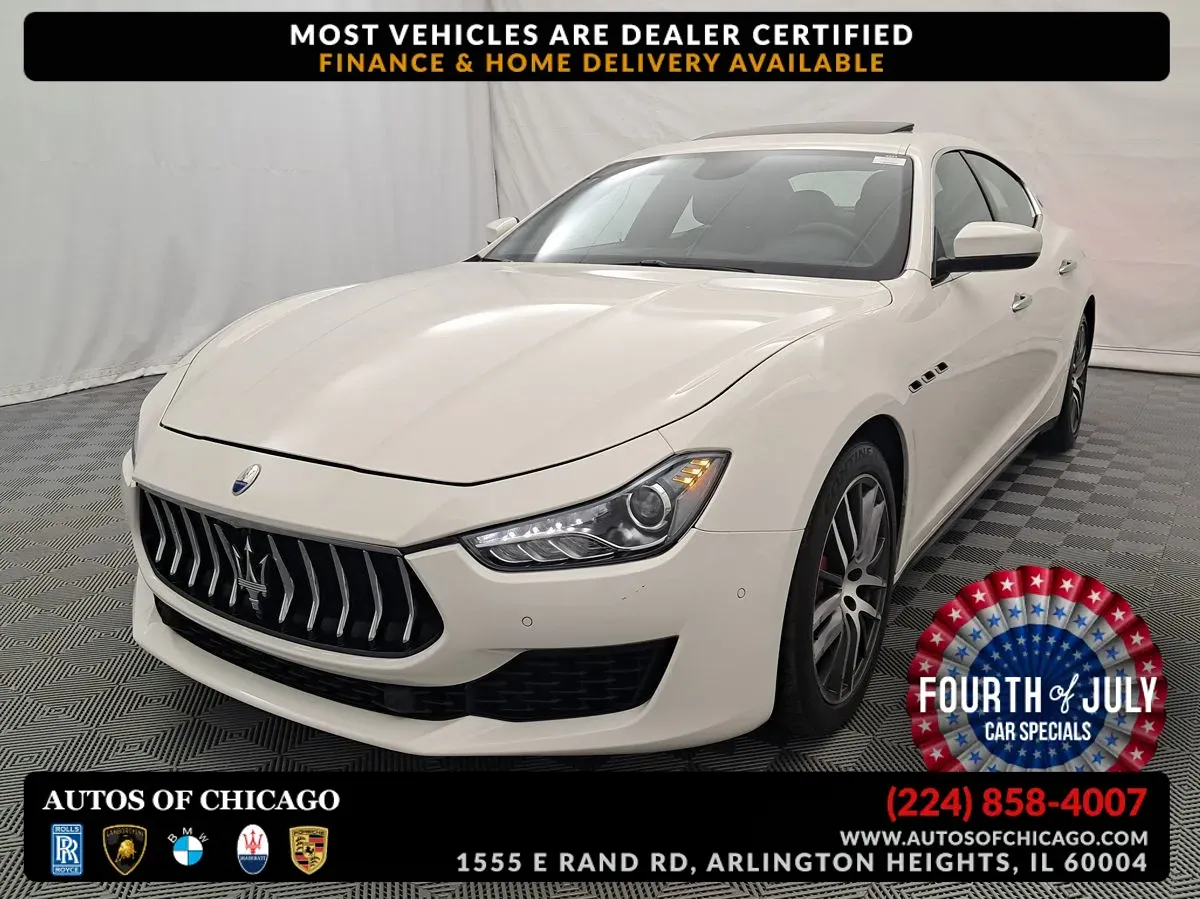 White 2019 Maserati Ghibli S Q4 for sale in Arlington Heights, IL