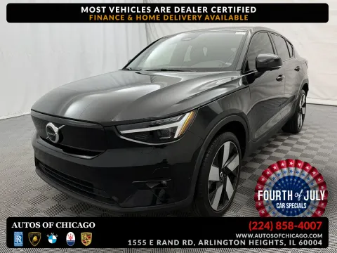 Black 2023 Volvo C40 Recharge Pure Electric Ultimate for sale in Arlington Heights, IL