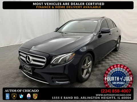 Black 2017 Mercedes-Benz E-Class E 300 4MATIC for sale in Arlington Heights, IL