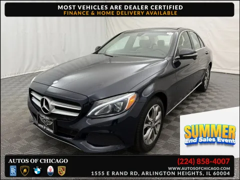 Gray 2015 Mercedes-Benz C-Class C 300 4MATIC for sale in Arlington Heights, IL