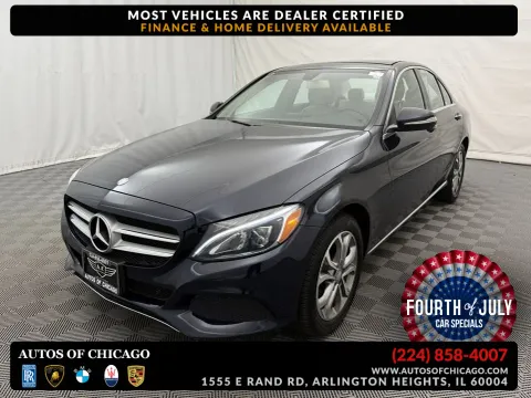 Gray 2015 Mercedes-Benz C-Class C 300 4MATIC for sale in Arlington Heights, IL