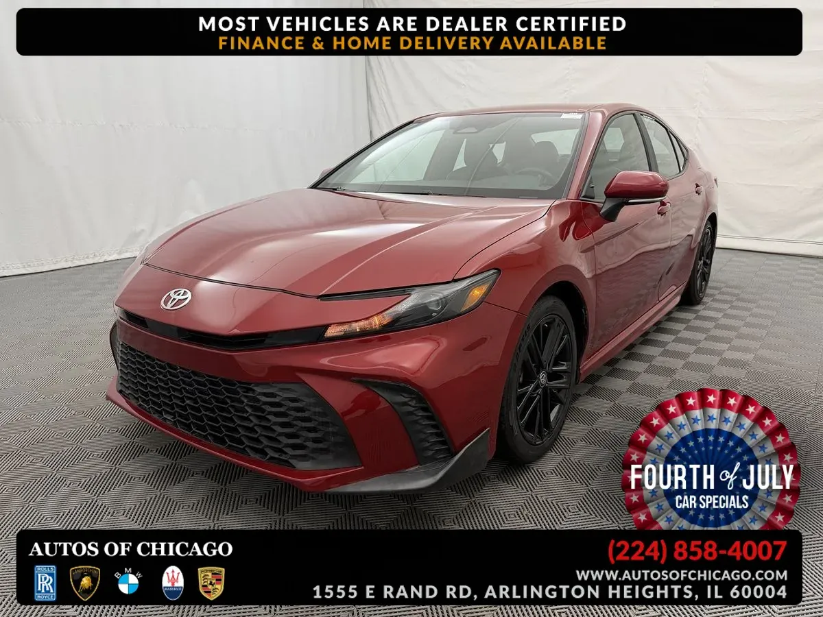 Red 2025 Toyota Camry SE for sale in Arlington Heights, IL