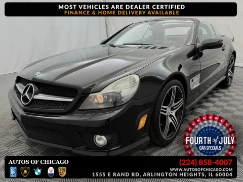 Black 2011 Mercedes-Benz SL-Class SL 63 AMG for sale in Arlington Heights, IL