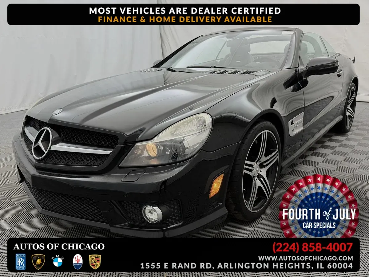Black 2011 Mercedes-Benz SL-Class SL 63 AMG for sale in Arlington Heights, IL
