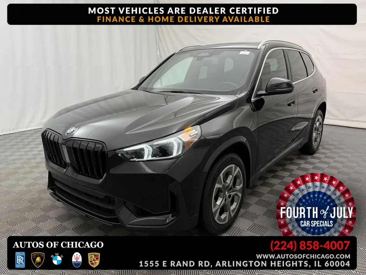 Black 2025 BMW X1 xDrive28i for sale in Arlington Heights, IL