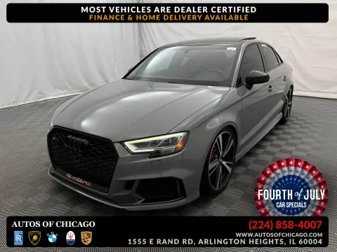 Gray 2019 Audi RS 3 2.5T quattro for sale in Arlington Heights, IL