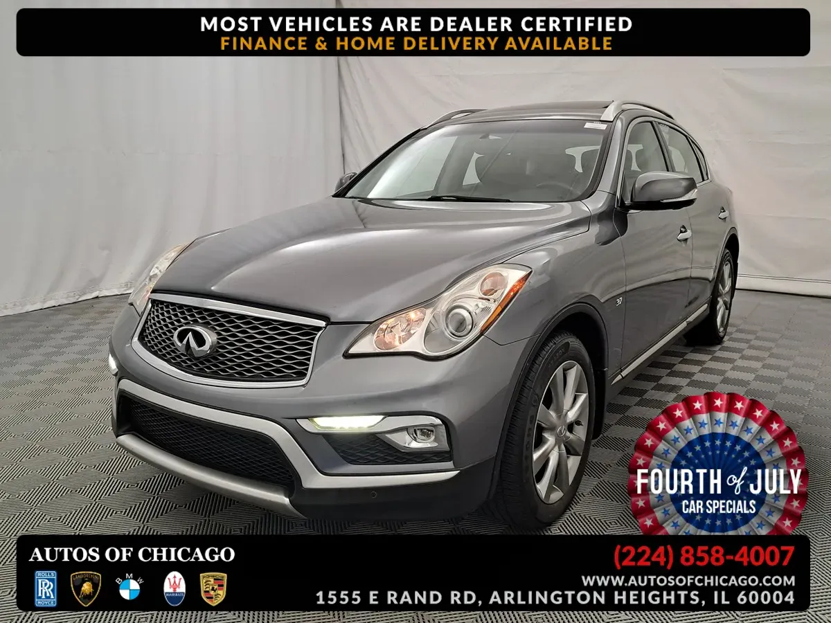 Gray 2017 INFINITI QX50 for sale in Arlington Heights, IL