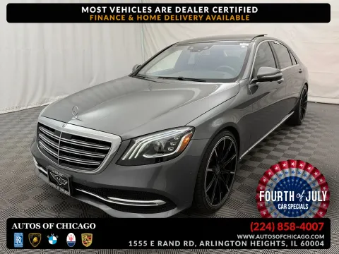 Gray 2018 Mercedes-Benz S-Class S 560 for sale in Arlington Heights, IL