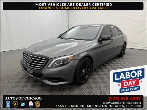 Gray 2017 Mercedes-Benz S-Class S 550 for sale in Arlington Heights, IL