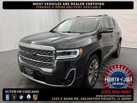 Green 2021 GMC Acadia Denali for sale in Arlington Heights, IL