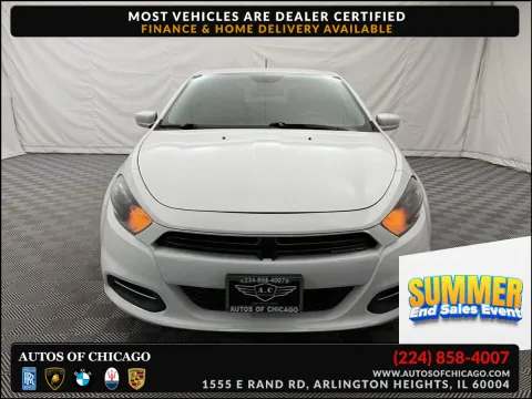 White 2016 Dodge Dart SXT for sale in Arlington Heights, IL