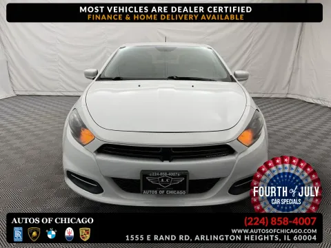 White 2016 Dodge Dart SXT for sale in Arlington Heights, IL
