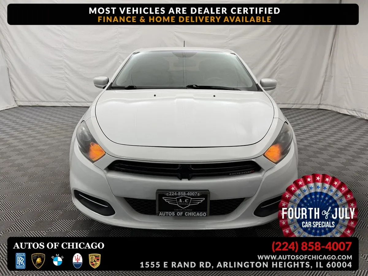 White 2016 Dodge Dart SXT for sale in Arlington Heights, IL