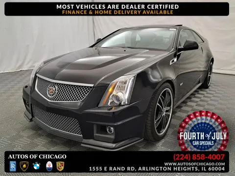 Black 2011 Cadillac CTS-V Coupe for sale in Arlington Heights, IL
