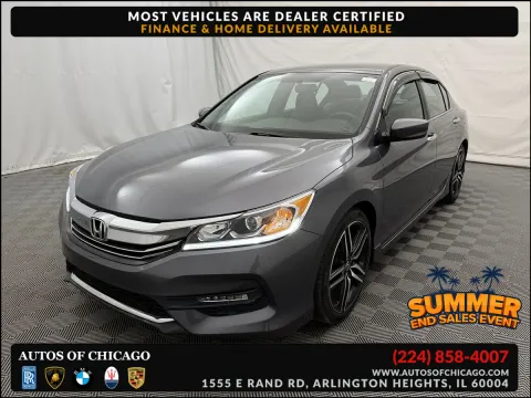 Gray 2016 Honda Accord Sedan Sport for sale in Arlington Heights, IL