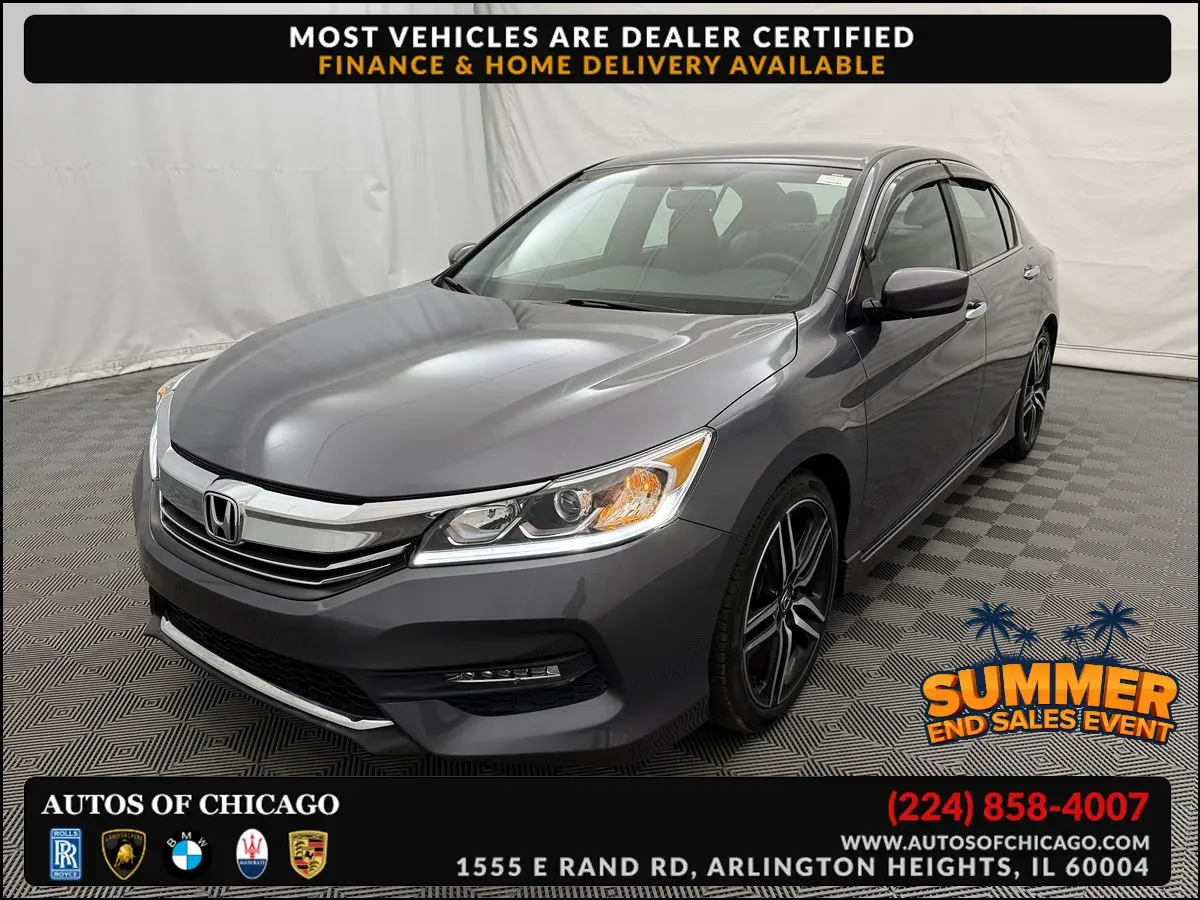 Gray 2016 Honda Accord Sedan Sport for sale in Arlington Heights, IL