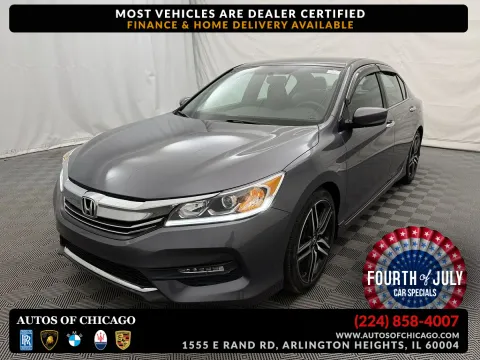 Gray 2016 Honda Accord Sedan Sport for sale in Arlington Heights, IL