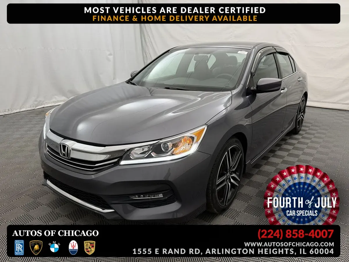 Gray 2016 Honda Accord Sedan Sport for sale in Arlington Heights, IL
