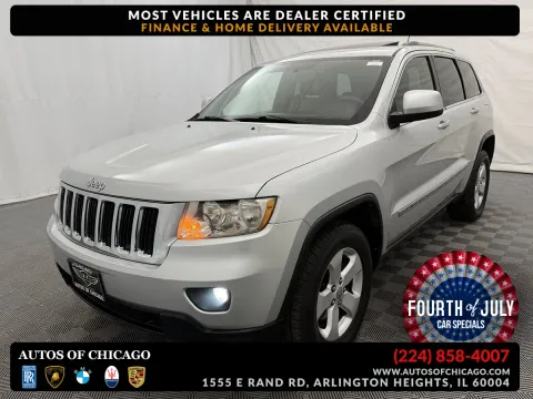 Silver 2012 Jeep Grand Cherokee Laredo for sale in Arlington Heights, IL