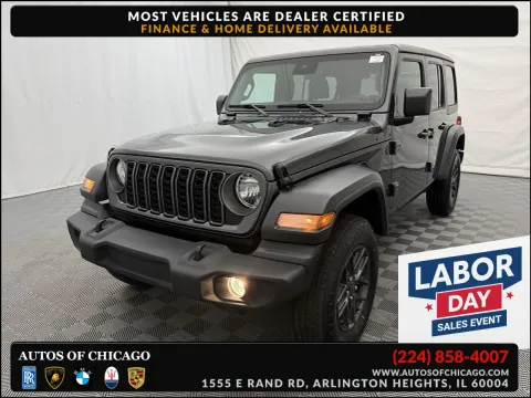 Gray 2025 Jeep Wrangler Sport S for sale in Arlington Heights, IL
