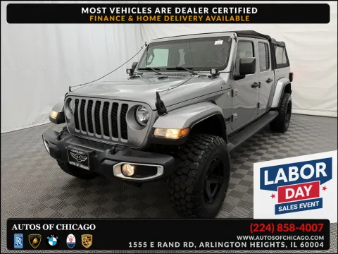 Silver 2021 Jeep Gladiator Sport S for sale in Arlington Heights, IL