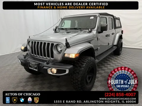 Silver 2021 Jeep Gladiator Sport S for sale in Arlington Heights, IL