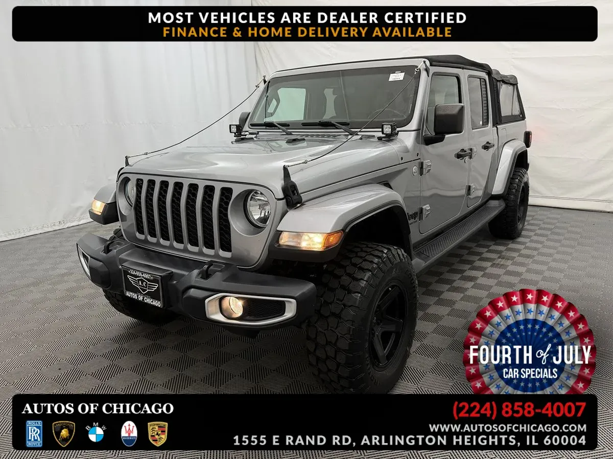 Silver 2021 Jeep Gladiator Sport S for sale in Arlington Heights, IL