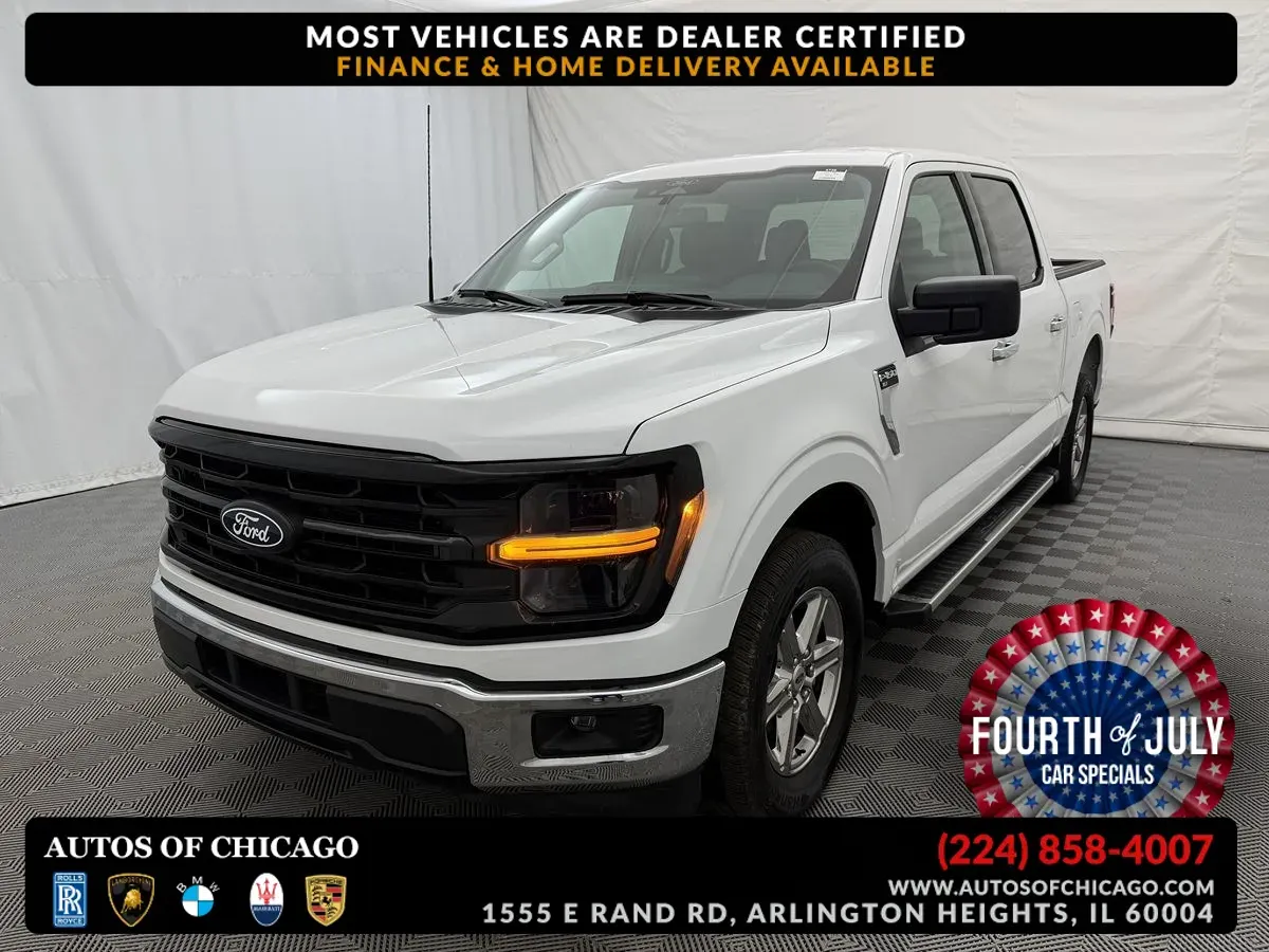 White 2025 Ford F-150 XLT for sale in Arlington Heights, IL