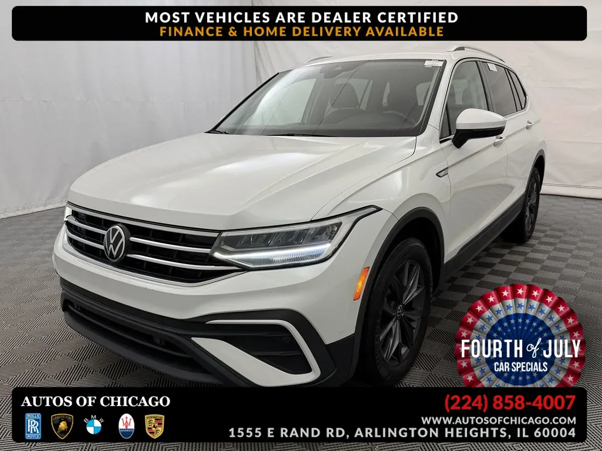White 2023 Volkswagen Tiguan SE for sale in Arlington Heights, IL