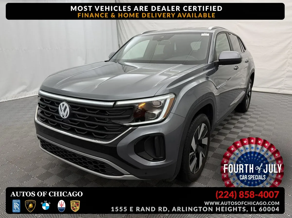 Gray 2025 Volkswagen Atlas Cross Sport 2.0T SE w/Technology for sale in Arlington Heights, IL