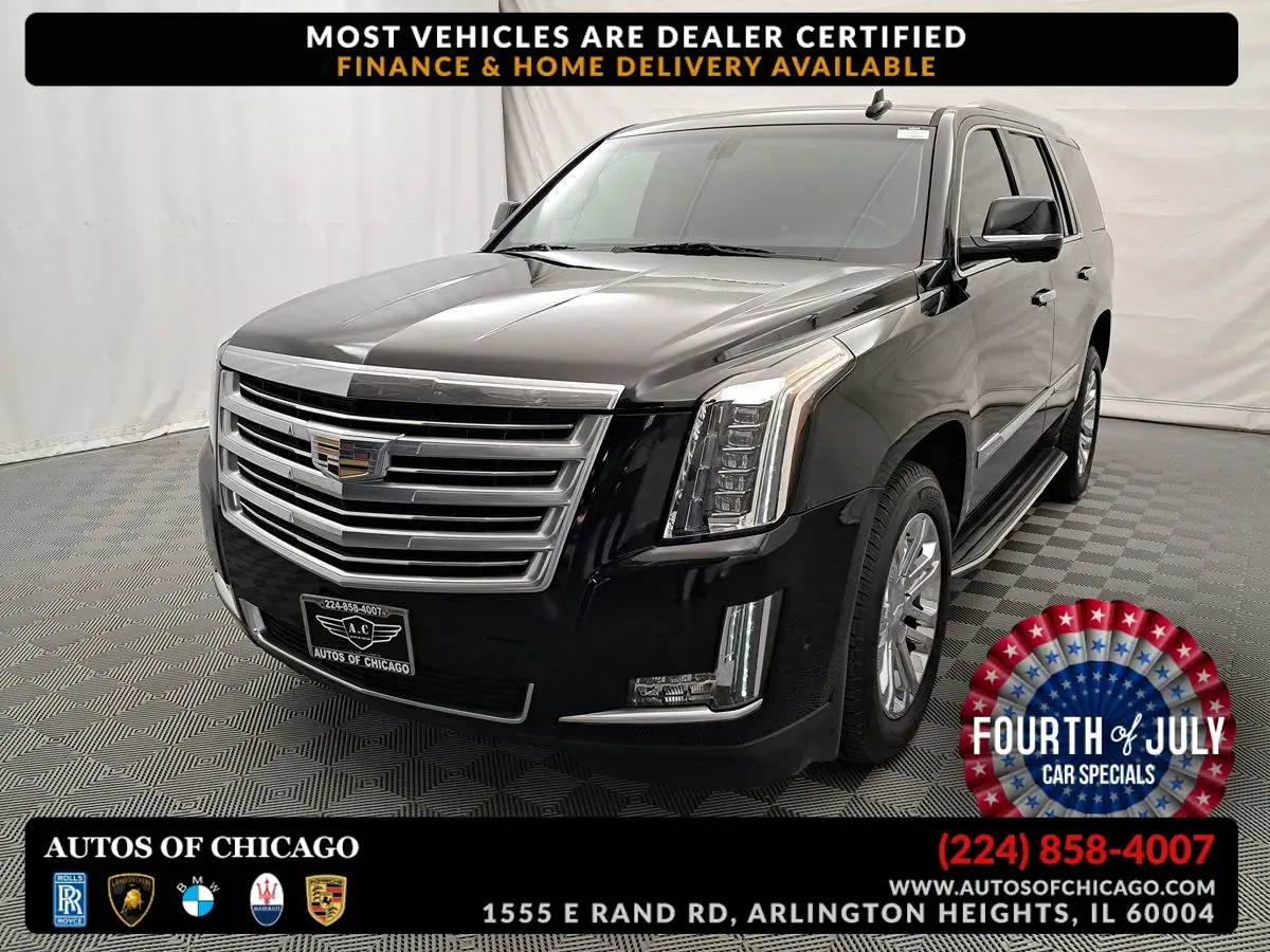 Black 2016 Cadillac Escalade Standard for sale in Arlington Heights, IL